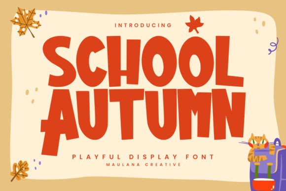 Autumn School Font: A Designer’s Branding Test