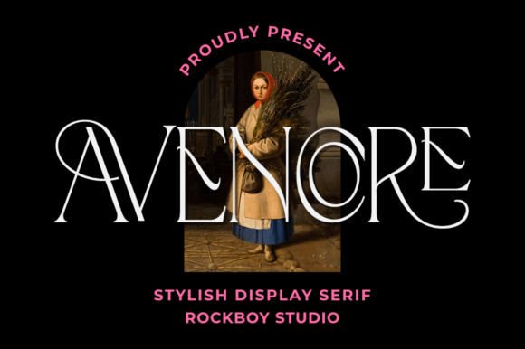 Avencore Font: Elegant Serif Typography for Makers