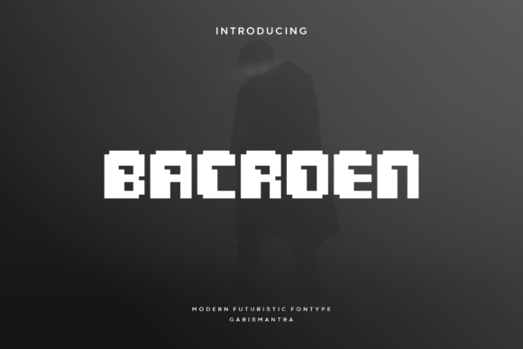 Bacroen: A Futuristic Display Font for Modern Web Design