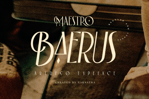 Baerus Font Review: Art Deco Style for Modern Campaigns
