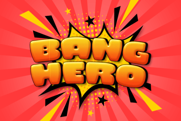 Bang Hero Font: Playful Display Type for Editorial Design