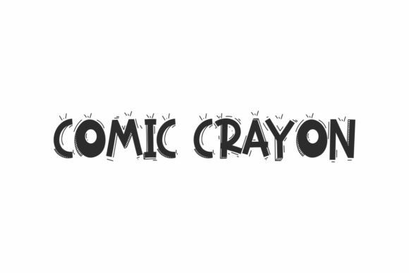 Comic Crayon Font: Playful Editorial Typography