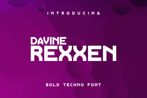 Davine Rexxen Font: Bold Display Type for Makers