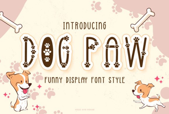 Dog Paw Font: A Display Typeface for Playful Campaigns