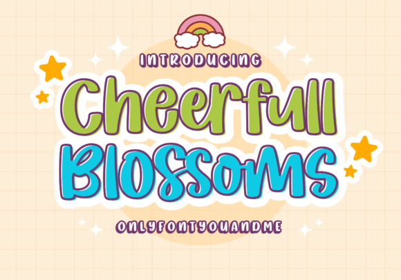 Enhance Your Campaigns with Cheerfull Blossoms Font