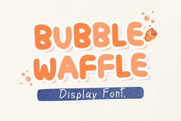 Enhance Your Craft with Bubble Waffle, the Joyful Display Font