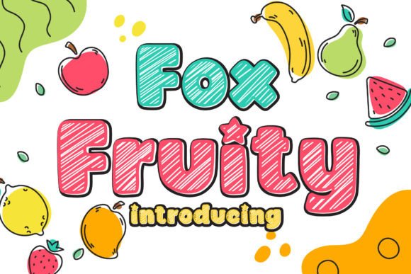 Fox Fruity Font: Playful Typography for Makers