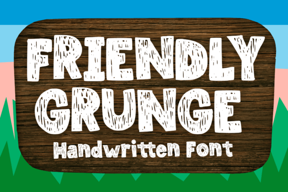 Friendly Grunge Font: Adding Warmth to Kid-Focused Brands
