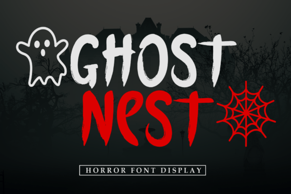 Ghost Nest Font: A Display Typeface for Horror Campaigns