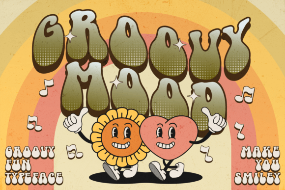 Groovy Mood Font Review: A Retro Display Typeface for Branding