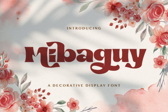 Mibaguy Font: Elevating Editorial Layouts with Playful Elegance