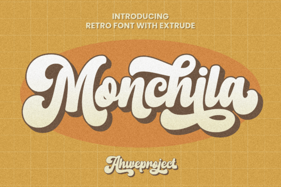 Monchila: A Retro-Style Script Font for Editorial Design