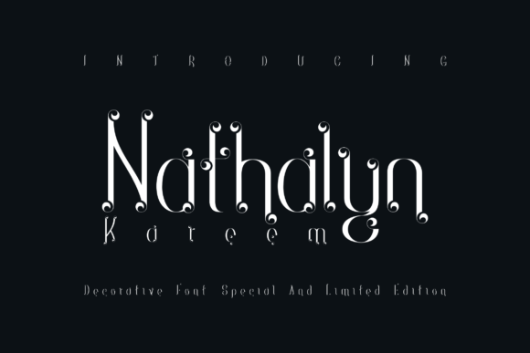 Nathalyn Kareem Font for Luxury Web Design
