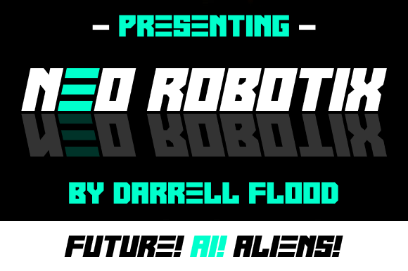 Neo Robotix: A Futuristic Typeface for Modern Web Design