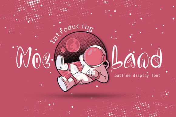 Noe Land Font: Bold Display Type for Handmade Labels