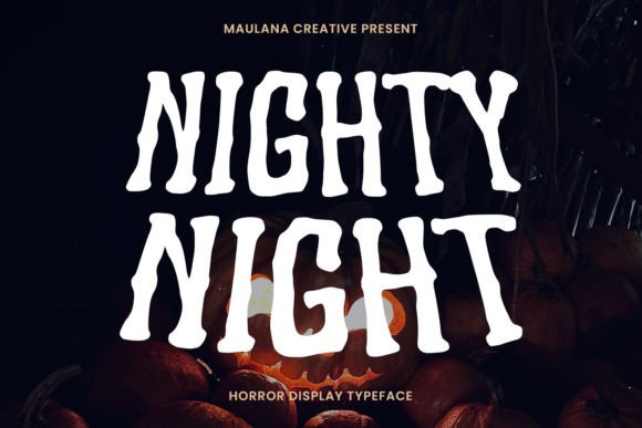 Reviewing Nighty Night: A Spine-Chilling Display Font