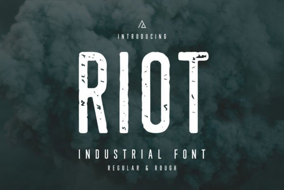 Riot Font: Industrial Display Typography for Web Design