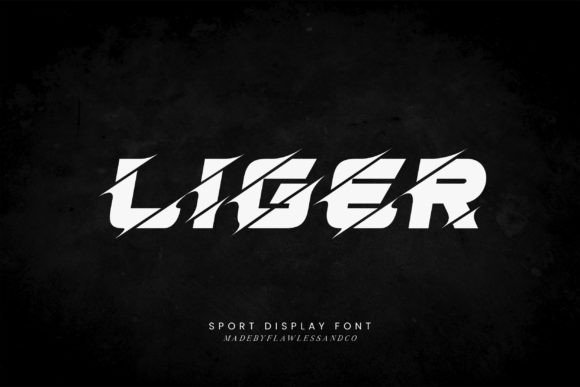 Testing Liger Font: A Bold Display Typeface for Branding