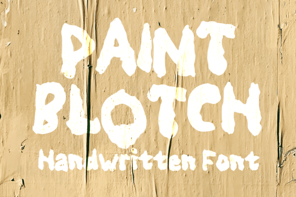 Transform Your Brand with Paint Blotch: A Creative Display Font