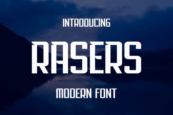 Transform Your Brand with Rasers: A Bold Display Font