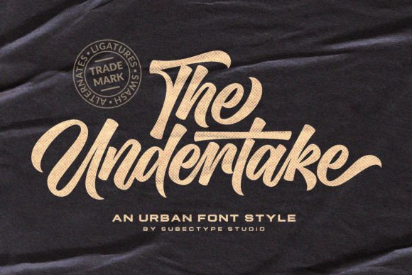 Undertake Font Review: A Display Typeface for Brand Identity