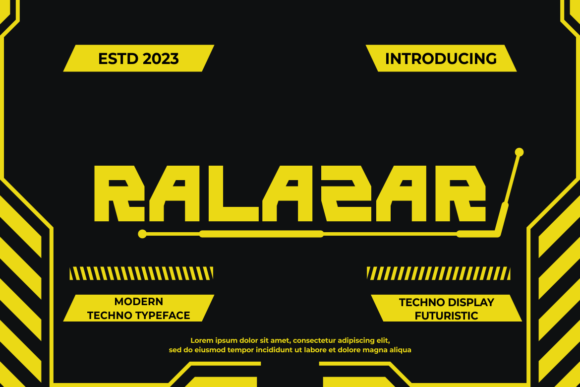 Unleash Creativity with Ralazar: A Modern Display Font