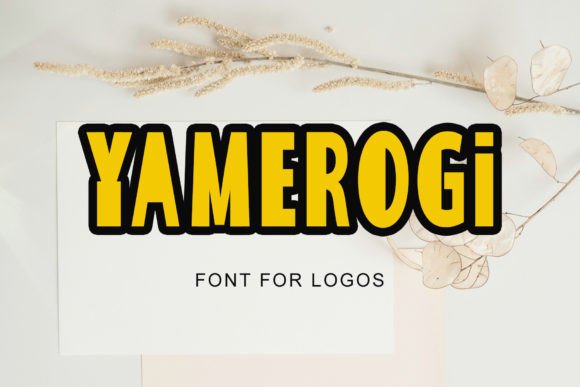 Yamerogi: A Bold Typeface for Eye-Catching Editorial Design
